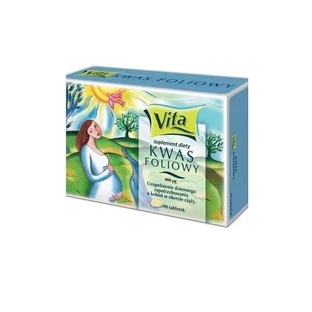 Vita Folic Acid, 400 мг, 30 шт. - Довгий термін зберігання!
