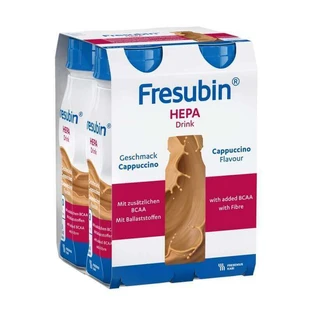 Продукт специального медицинского назначения Fresubin Hepa Drink, со вкусом капучино, 4 x 200 мл