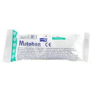Matoban Matopat Бинт еластичний 8см х 5м нестерильний 1 шт.