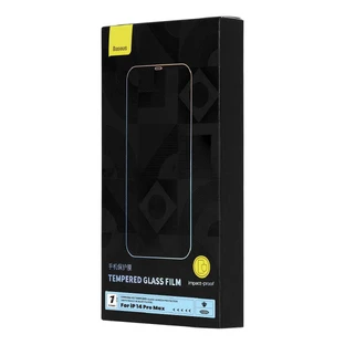 Скло Baseus Tempered Glass для iPhone 14 Pro Max Full Screen with Speaker Cover 0.4mm + Монтажний комплект