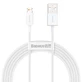 Baseus Superior USB - Lightning cablu 2.4A 2 m alb (CALYS-C02)