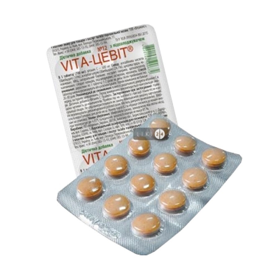 Vita-Цевит таблетки, №12: цены и характеристики