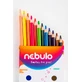 Jumbo Nebulo creioane triunghiulare 12 culori