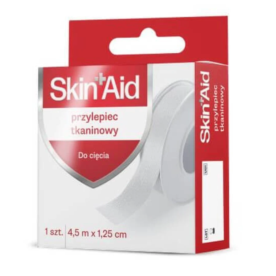Тканевая клейкая лента Skin Aid 4,5 м x 1,25 см, 1 шт.: цены и характеристики