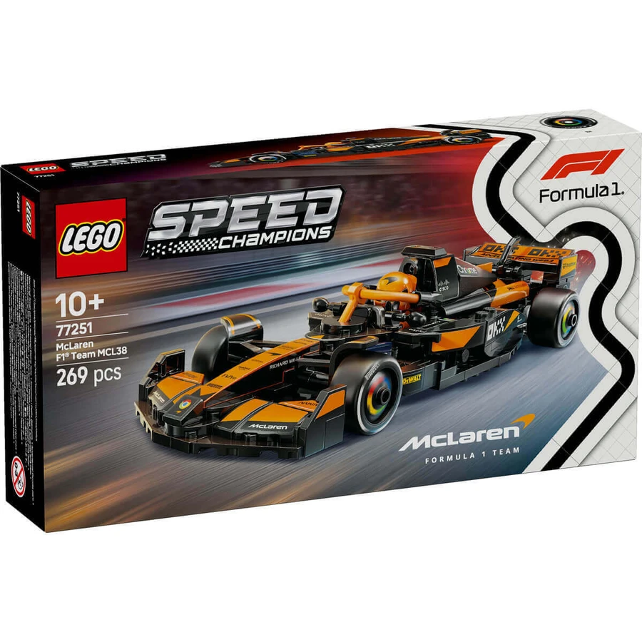 Гоночный автомобиль McLaren F1 Speed Champions, + 10 лет, 77251, Lego: цены и характеристики