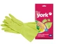 York, резиновые перчатки, алоэ, размер L, 1 пара