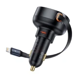 Автомобильное зарядное устройство Baseus Enjoyment Pro USB-C (гнездо) / Lightning (штекер) 60 Вт - черное