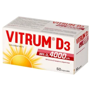 Витамин Д3 4000 ЕД Vitrum D3 Strong, 60 капсул
