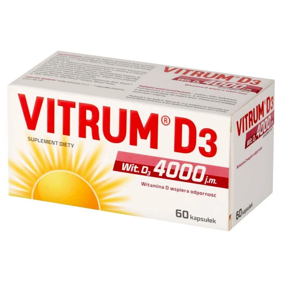 Vitrum D3 Strong, вітамін D 4000 МО, 60 капсул: ціни та характеристики
