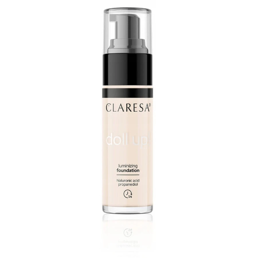 Тональний крем для обличчя Claresa Illuminating Face Foundation 02 Light, 34 г: ціни та характеристики