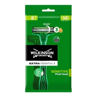 Одноразові чоловічі бритви Wilkinson Extra Essential 3 Sensitive, 8 шт.