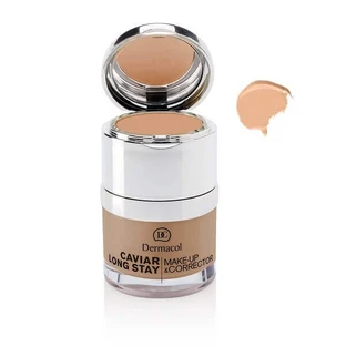 Основа для обличчя Dermacol Caviar Long Stay з консилером 01 Pale, 30 мл