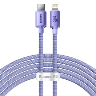 Cablu Baseus CAJY000305 Lightning - USB-C PD 20W 480Mbps 2m - фиолетовый
