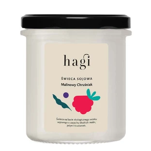 Hagi Small Soy Candle Raspberry Chruśniak, 215 мл