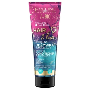 Защитный кондиционер для волос Hair 2 Love от Eveline Cosmetics со смягчающими компонентами, 250 мл