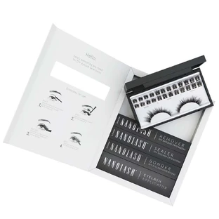 Набір накладних вій Nanolash DIY Extensions Starter Kit 10.12.14mm Heartbreaker 36 шт. + Eyelash Bonder, 5 мл + Eyelash Sealer, 5 мл + Аплікатор для вій, 1 шт. + Eyelash Remover, 5 мл