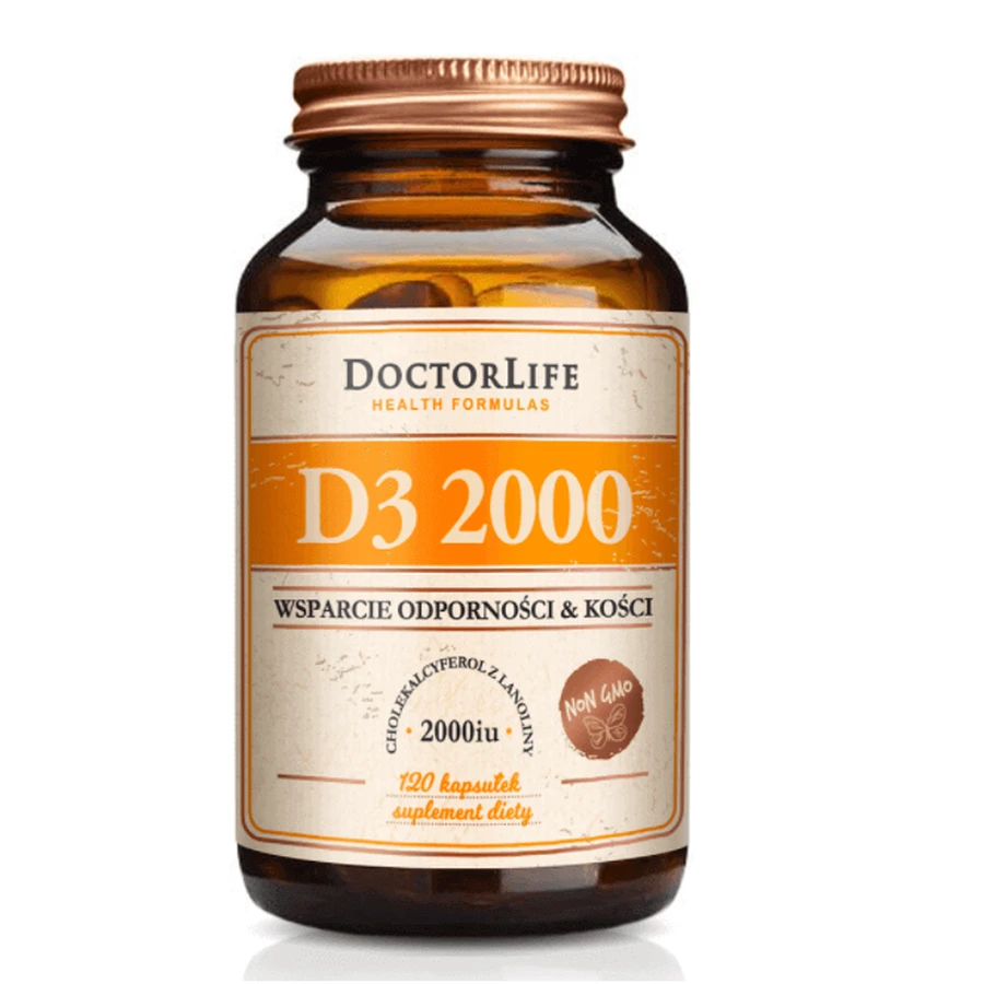 Doctor Life D3 2000 из ланолина в оливковом масле, 120 капсул: цены и характеристики
