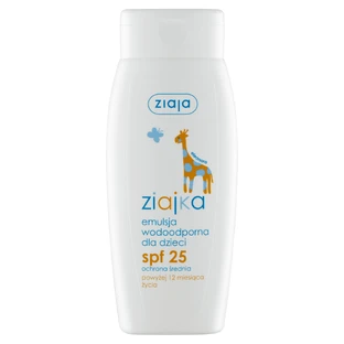 Ziajka, водостійкий сонцезахисний крем для дітей SPF25, старше 12 місяців, 150 мл