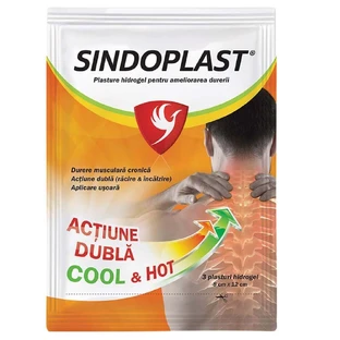 Гидрогелевые пластыри Sindoplast для снятия боли, 3 штуки, Fiterman Pharma