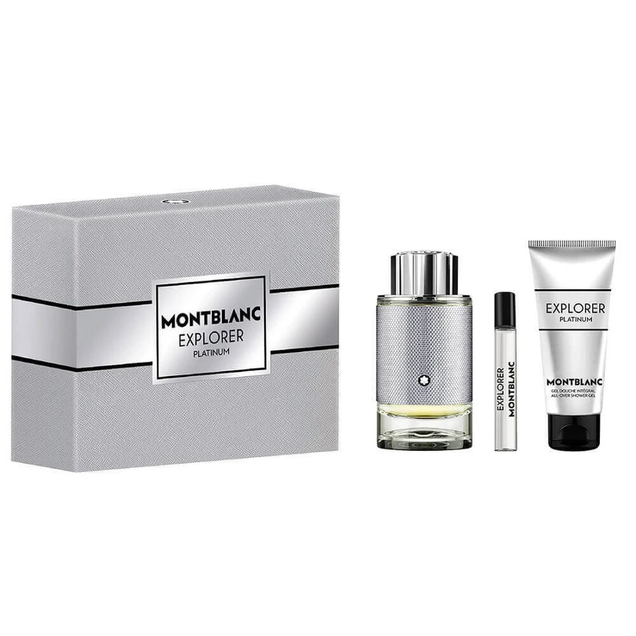 Mont Blanc Explorer Platinum Set Eau de Parfum, 100 мл + Eau de Parfum Miniature, 7,5 мл + Гель для душу, 100 мл: ціни та характеристики
