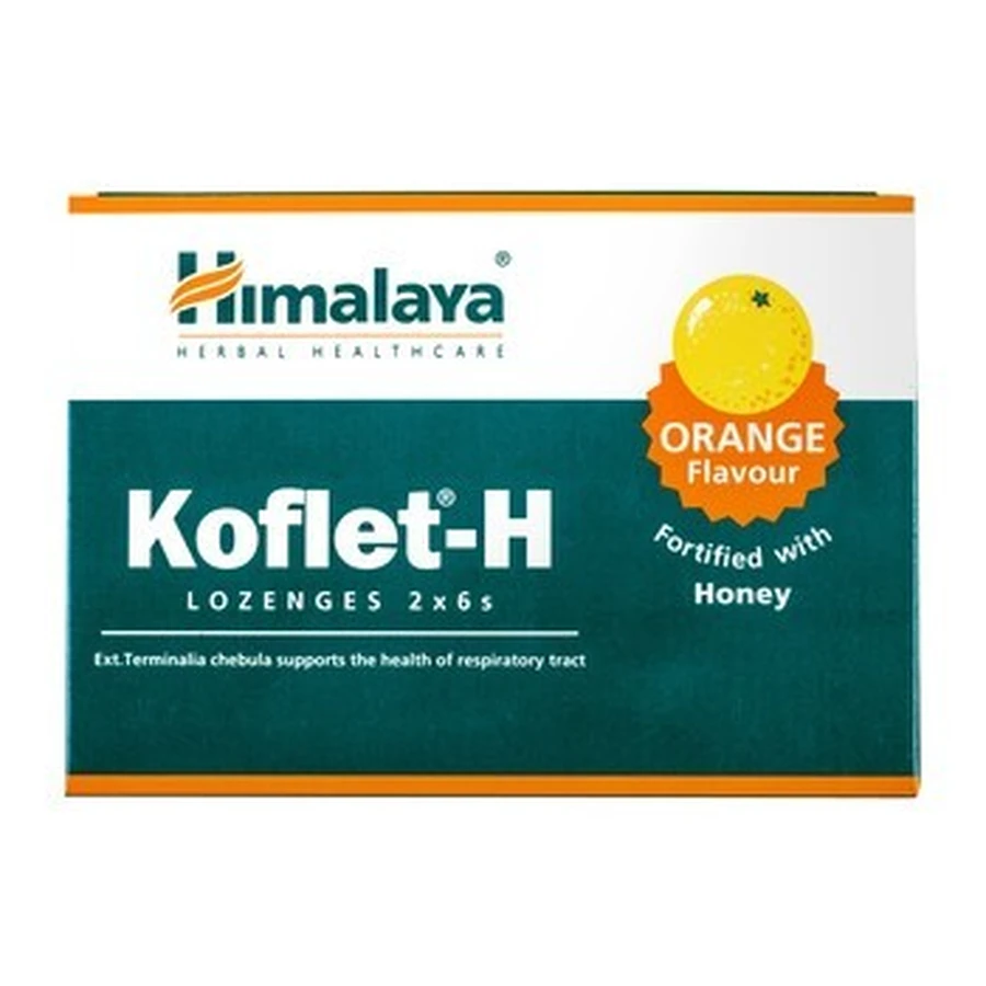 Himalaya Koflet-H со вкусом лимона 12 пастилок: цены и характеристики