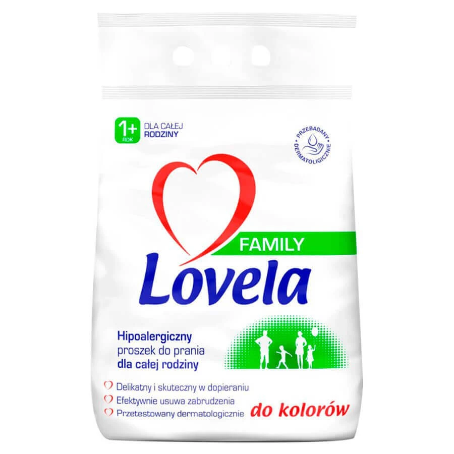 Пральний порошок Lovela Family Color гіпоалергенний 2,1 кг: ціни та характеристики