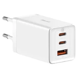 Быстрое зарядное устройство Baseus GaN5 Pro с кабелем 2xUSB C, 1xUSB 65 Вт + USB C - USB C 100 Вт - белое