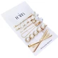 Шпильки для волосся Ecarla Elegant Gold, 4 шт