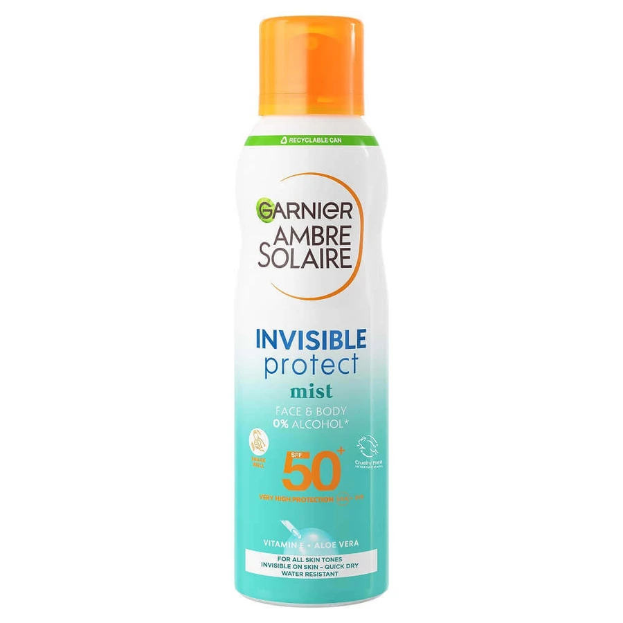 Спрей для тіла Invisible Protect Ambre Solaire, SPF 50, 200 мл, Garnier: ціни та характеристики