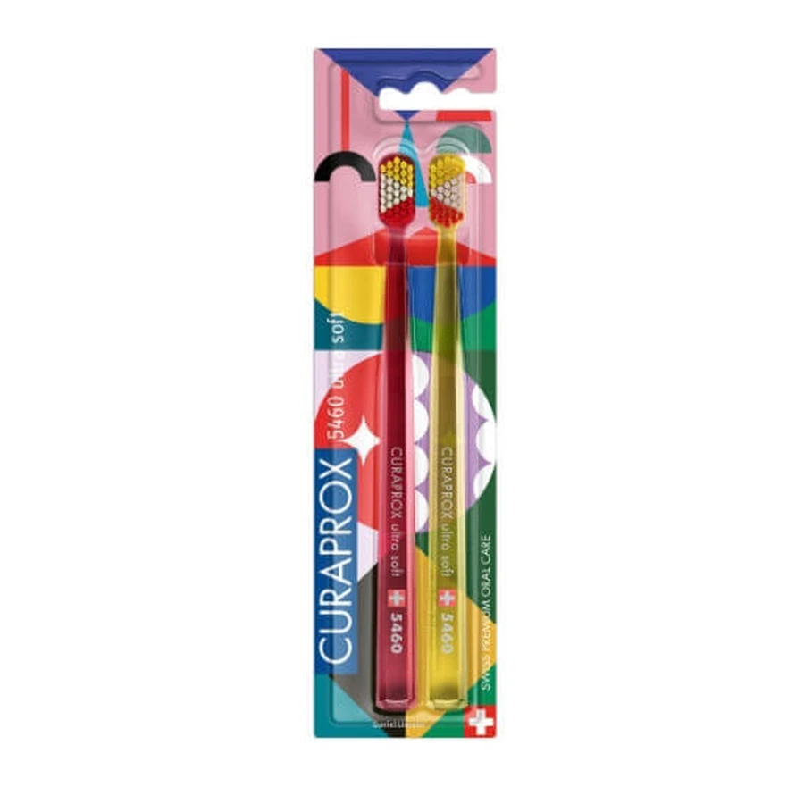 Зубная щетка Curaprox CS 5460 Duo Power Smile, 2 шт.: цены и характеристики