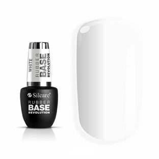 Silcare Rubber Base Revolution alb, 9 мл