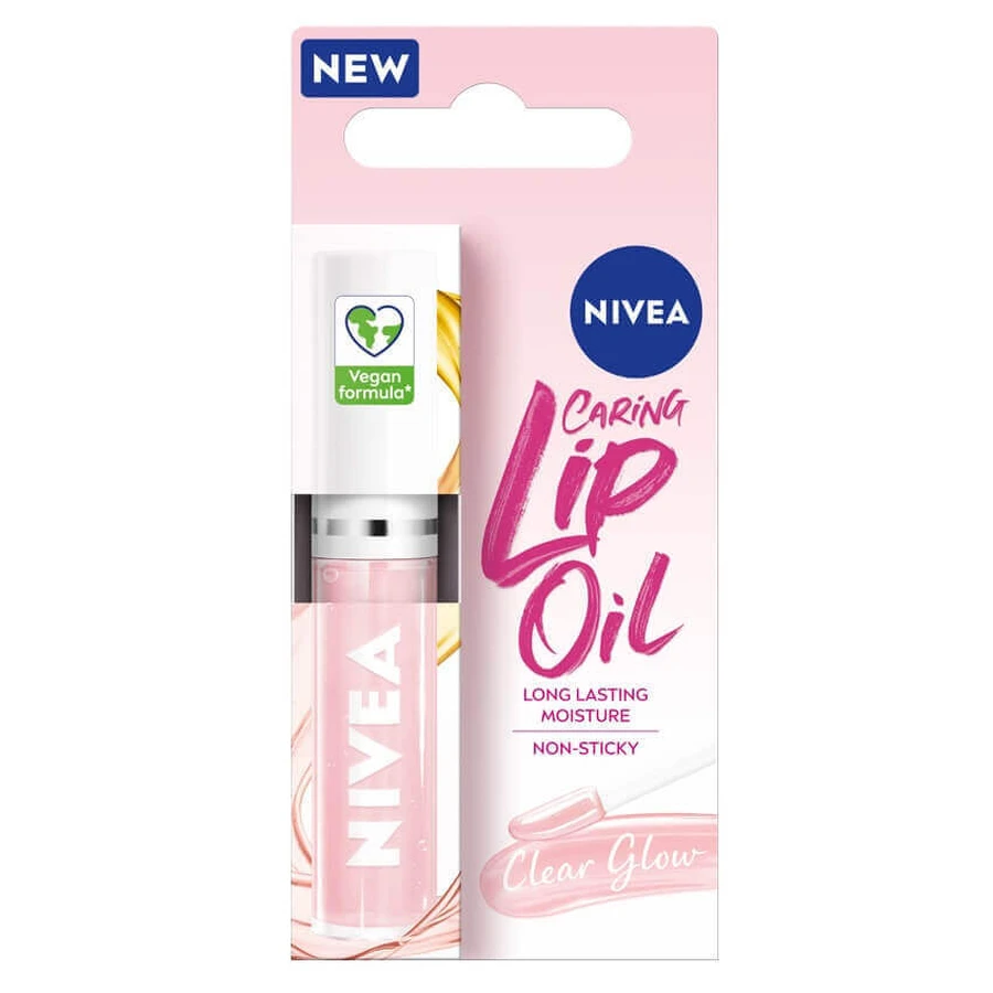 Nivea Caring Lip Oil Clear Glow, 5,5 мл: цены и характеристики