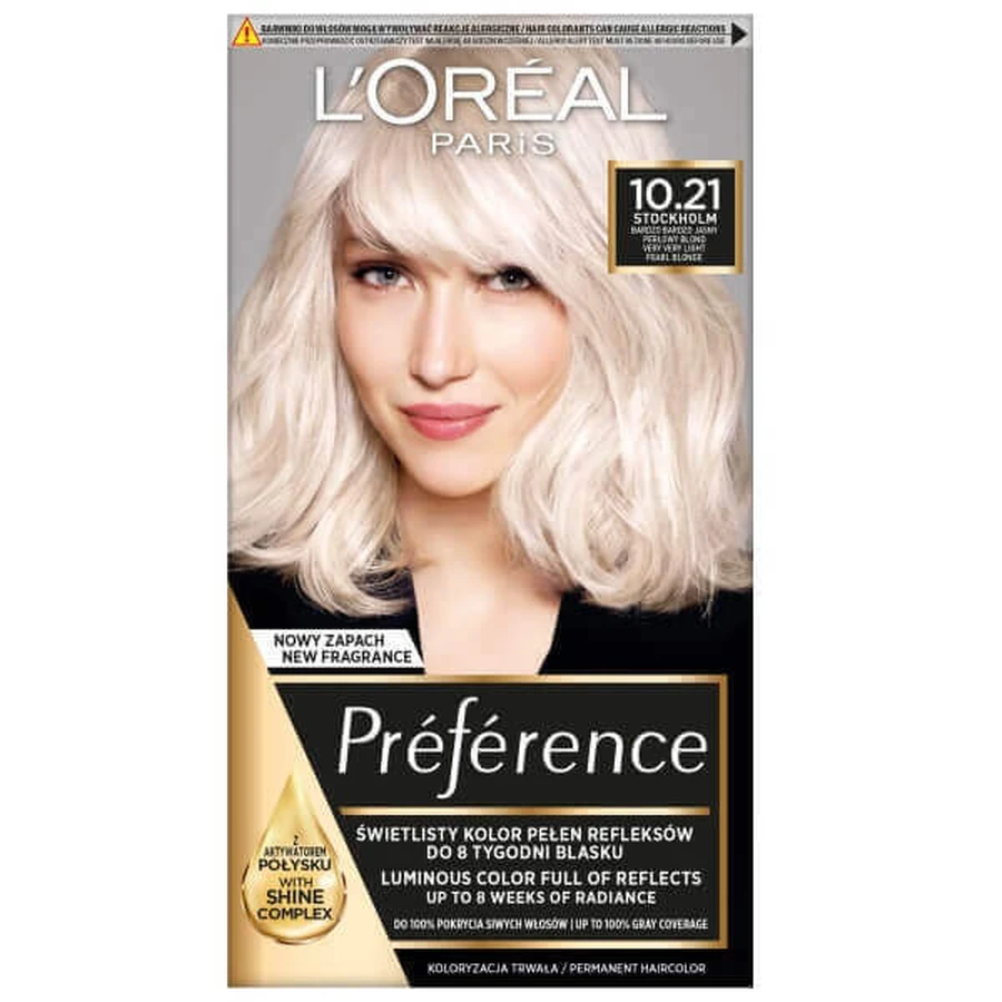 L Oreal Paris Preference Wax Colour 10.21 Stockholm: цены и характеристики