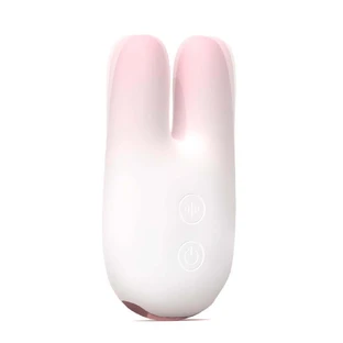 Стимулюючий вібратор S-Hande Baby Rabbit White Pink