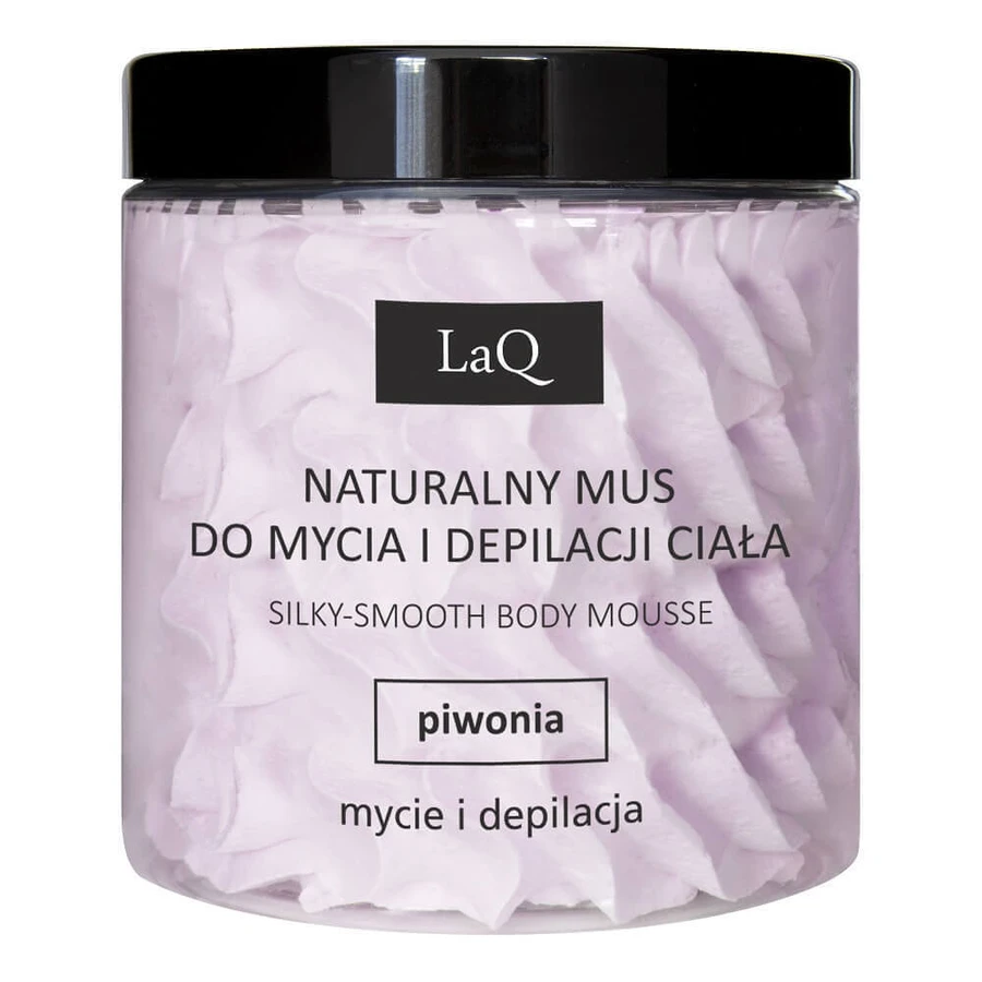 Пінка для миття тіла та видалення волосся LaQ Natural Peony, 250 мл: ціни та характеристики