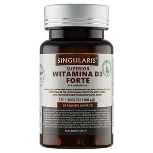 Singularis Superior Vitamin D3 Forte 4000 IU, 60 мягких капсул
