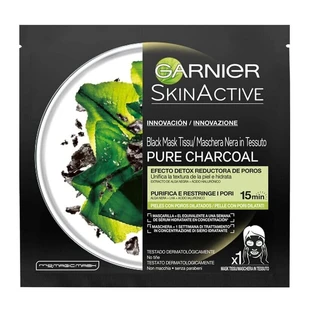 Garnier, Чистый древесный уголь, очищающая маска, 28 г