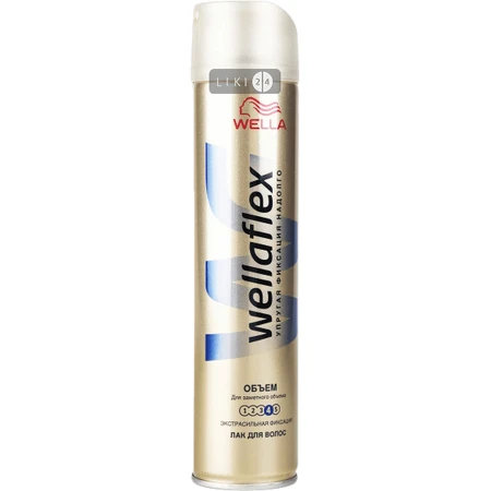Лак для волос Wella Wellaflex Объем до 2-х дней экстрасильной фиксации 250 мл: цены и характеристики