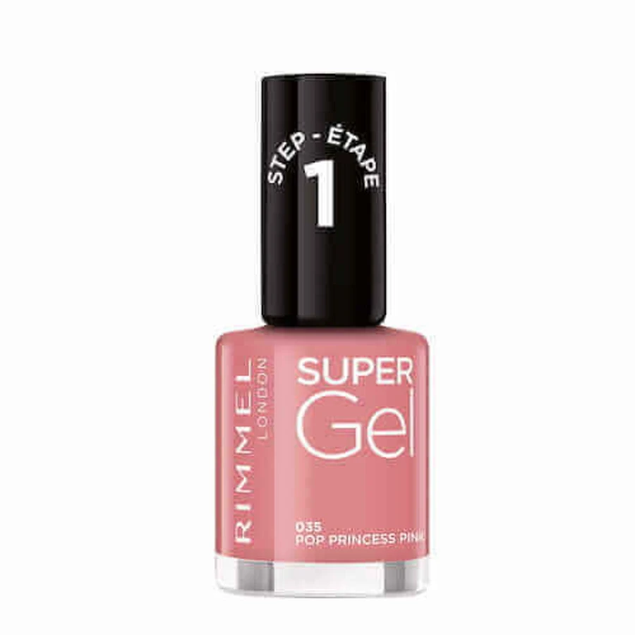 Гель-лак для нігтів Rimmel Super Gel 035 Pop Princess Pink, 12 мл: ціни та характеристики