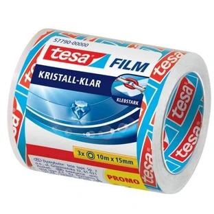 Tesa, Прозрачная лента 15 мм x 10 м, 3 шт.