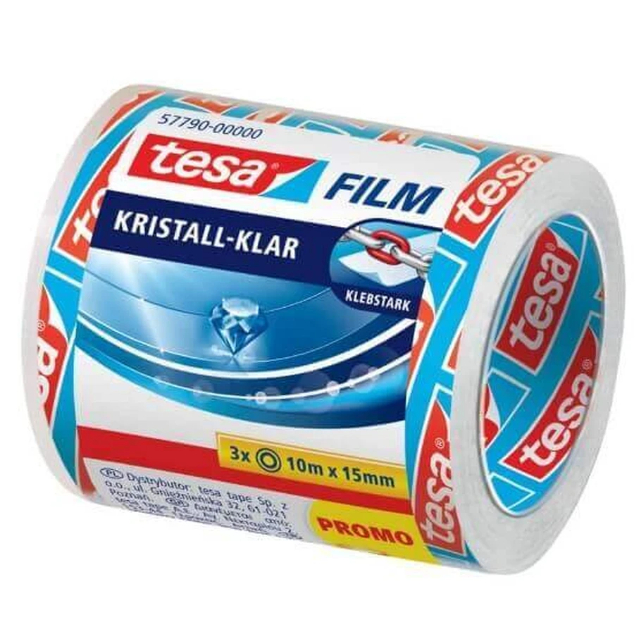 Tesa, Прозрачная лента 15 мм x 10 м, 3 шт.: цены и характеристики
