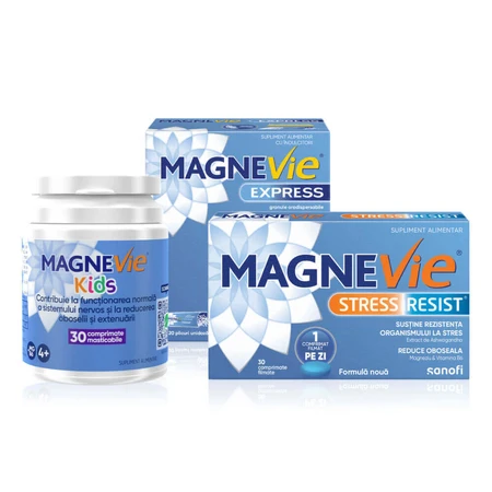 MagneVie Family Pack (MagneVie Stress Resist с Ашвагхандой + MagneVie Express + MagneVie Kids): цены и характеристики