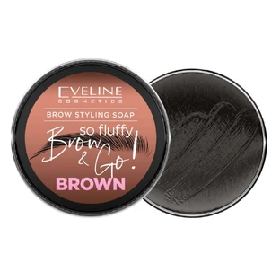 Eveline Cosmetics Brow amp;Go! Коричневое мыло для укладки бровей, 25 г