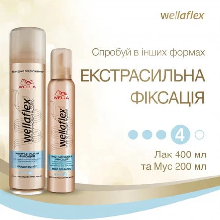 Лак для волос Wella Wellaflex Экстрасильная фиксация 250 мл: цены и характеристики