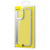 Чехол Baseus Crystal для iPhone 13 Pro с гелевой рамкой, серый (ARJT000413)