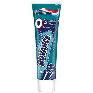 Aquafresh Advance, паста для ежедневного ухода за кожей, 9-12 лет, 75 мл