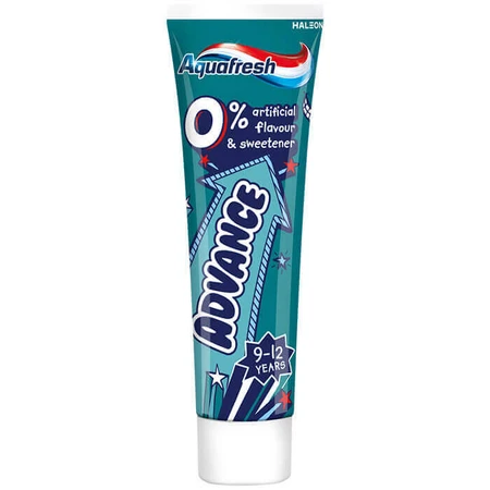 Aquafresh Advance, паста для ежедневного ухода за кожей, 9-12 лет, 75 мл: цены и характеристики