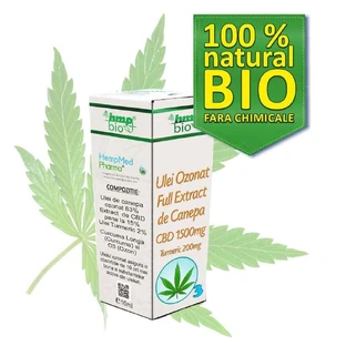 Озонированное масло полный экстракт Canepa CBD 1500 мг, куркума 200 мг, 10 мл, HempMed Pharma