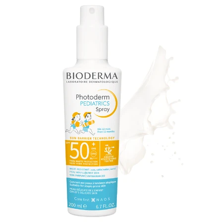Дитячий сонцезахисний спрей Bioderma Photoderm Pediatrics Spray SPF 50+, 200 мл: ціни та характеристики