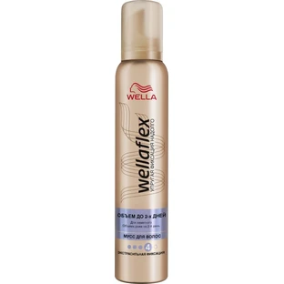 Мус для волосся Wella Wellaflex Об'єм до 2 днів Екстрасильна фіксація 200 мл